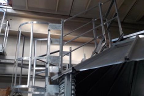 Escalas de techo