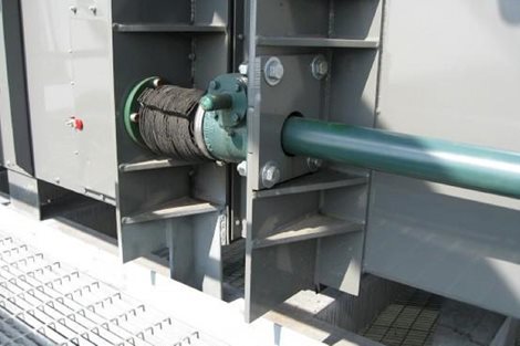 Tensor manual de cinta para reducir los engranajes de tornillo sin fin