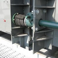Tensor manual de cinta para reducir los engranajes de tornillo sin fin